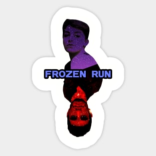 Frozen Run - Two Side Sticker